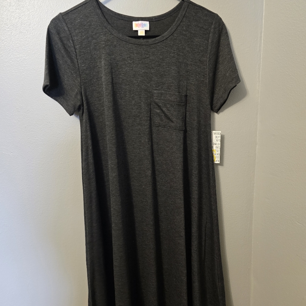 Dark Gray LuLaRoe Carly Dress